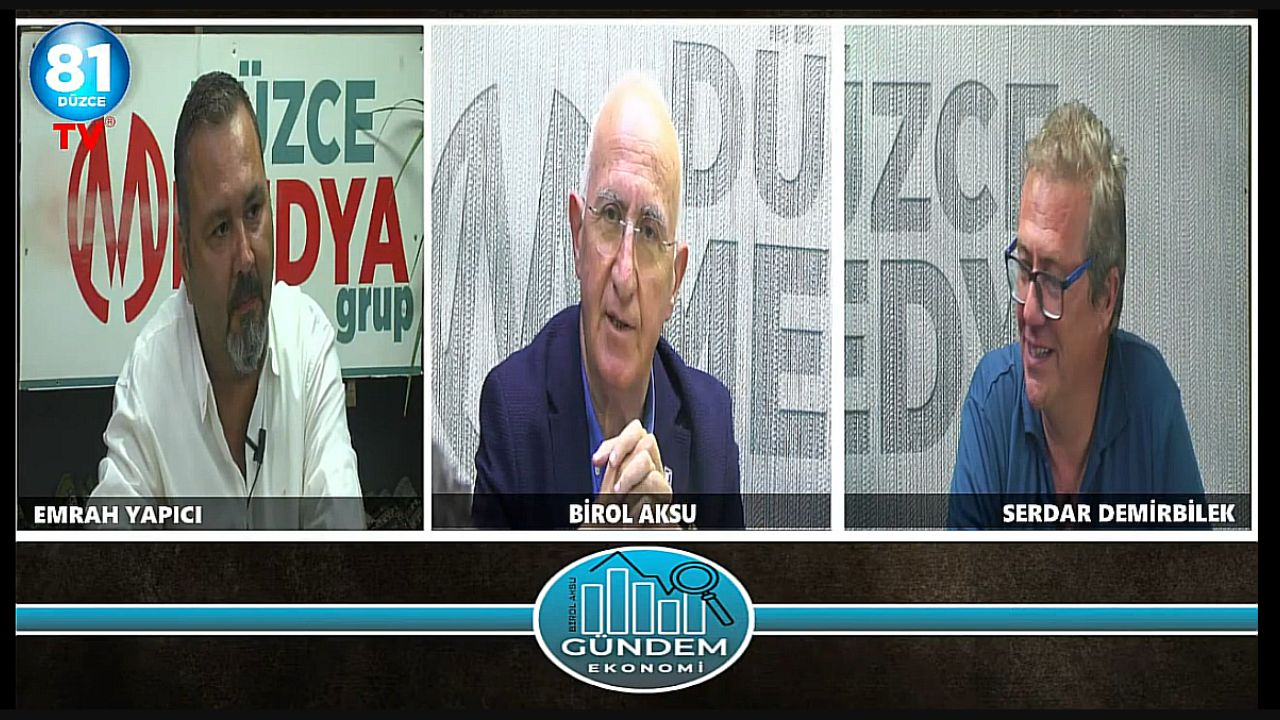 81 Düzce TV’de ”Gündem Ekonomi” Programı Tarım, İmalat ve İhracatta Fırsatlar ve Zorluklar Masaya Yatırıldı