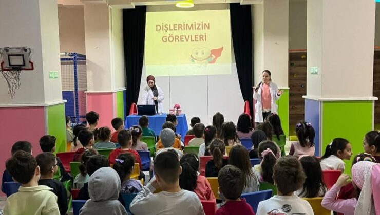 Miniklere Ağız-Diş Sağlığı ve 112 Eğitimi Verildi