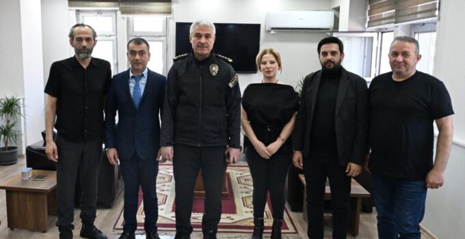 Düzce Gazeteciler Cemiyeti’nden Emniyet Müdürü Ergüder’e Ziyaret