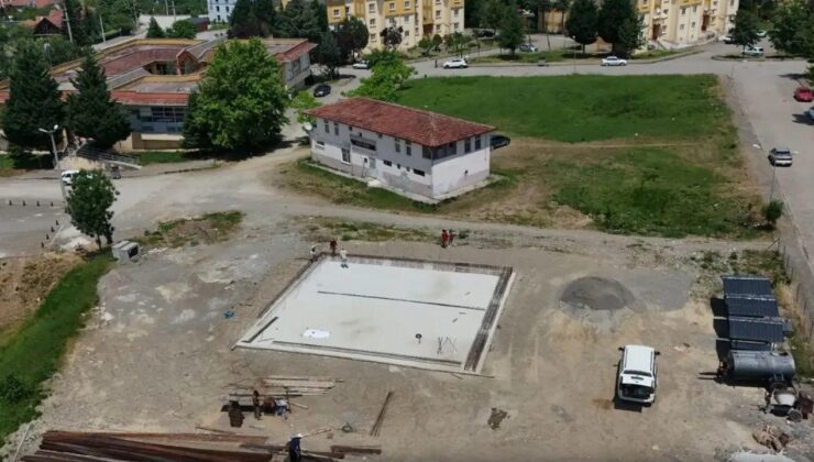 Beyköy’de Gasilhane ve Morg Hizmet Binasında İnşaat Başladı
